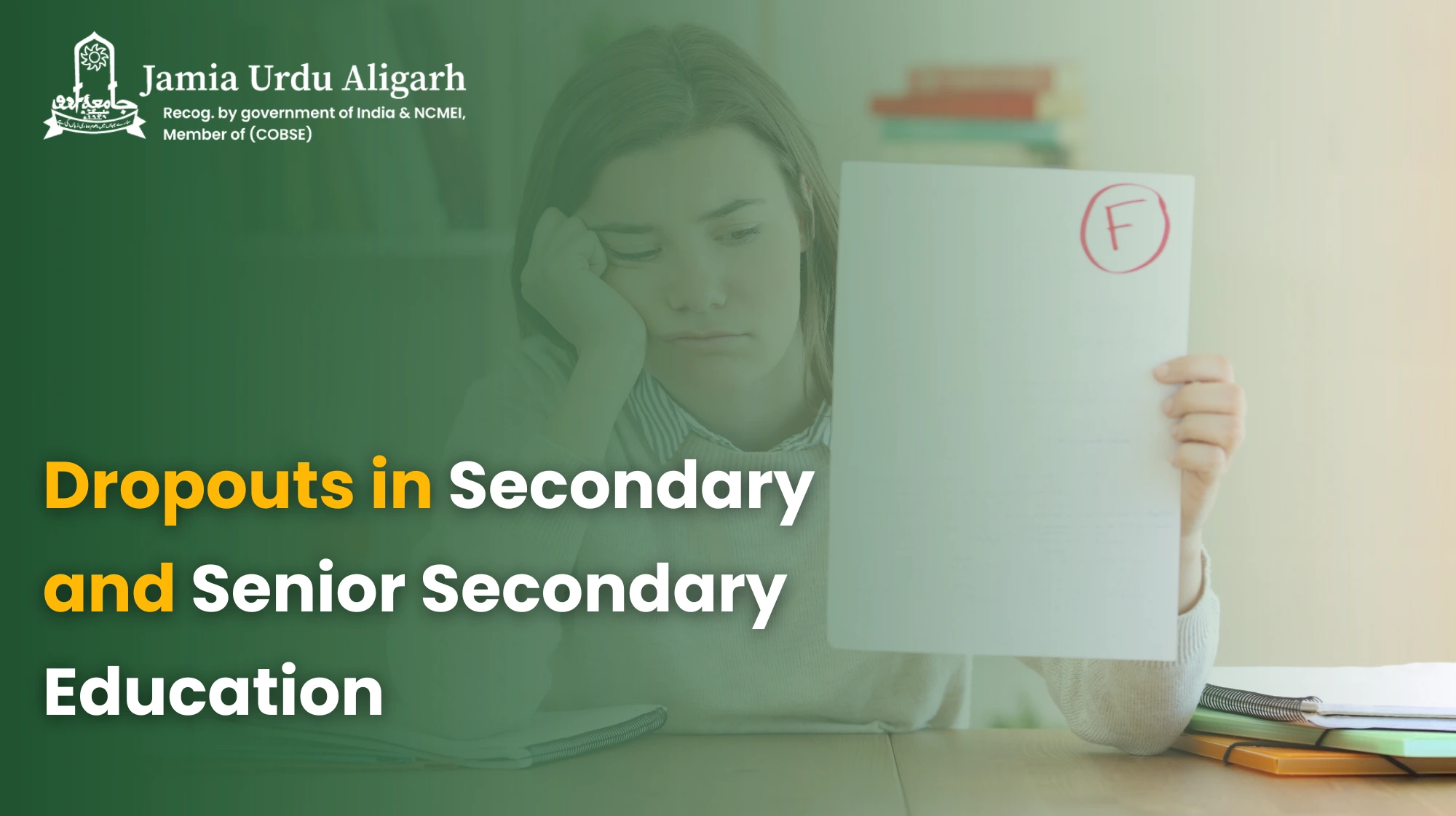 Dropouts in Secondary and Senior Secondary Education
